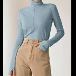 High Neck Long Sleeve Top